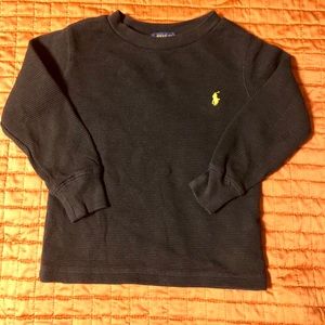 Ralph Lauren Polo waffle-knit crew neck thermal